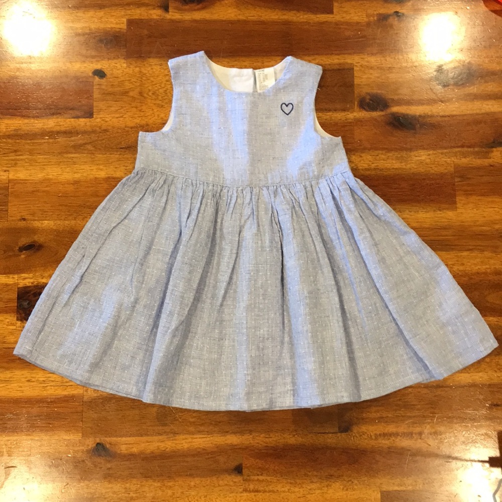 H&M Navy and White Sun Dress- NWT